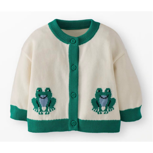 Baby Frog Cardigan Sweater