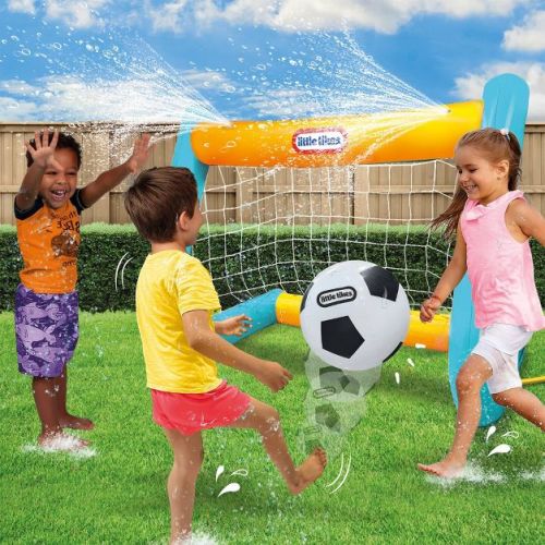 Little Tikes Soccer Goal Sprinkler Set: Fun Water Toy for Outdoor Play