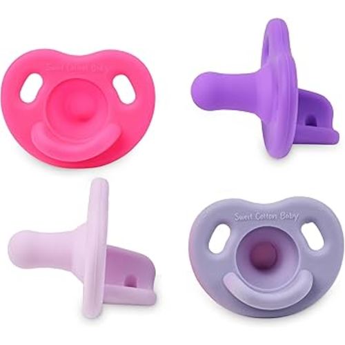 Pacifier – Soft Silicone – 0-36 Months – BPA Free – Natural Latch – Lightweight, Dishwasher Safe – for Newborns, Infants, Toddlers