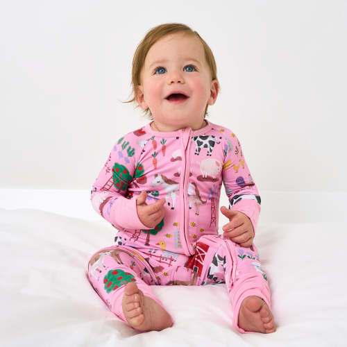 Pink Farm Fam Zippy | Little Sleepies