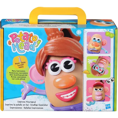 Potato Head Express Yourspud Playset with 1 Potato Body and 32 Accessories, Creative Toddler and Preschool Toys for Boys and Girls 2 Years and Up (Amazon Exclusive)