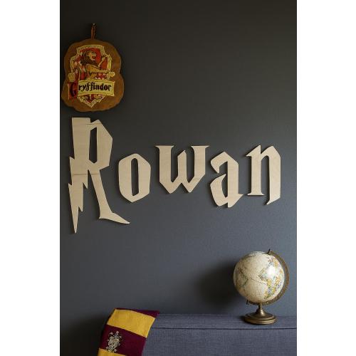 Personalized Harry Potter-Inspired Wooden Name Sign – Custom Wizard Name Wall Decor for Kids Room or Nursery, Unique Personalized Gift