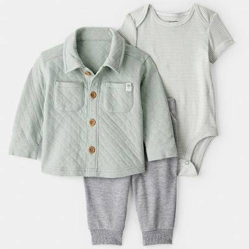 Baby Boy Carter's 3-pc. Quilted Jacket, Bodysuit & Pants Set