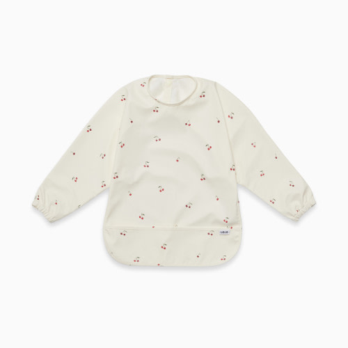 Lalo Smock Bib - Cherry