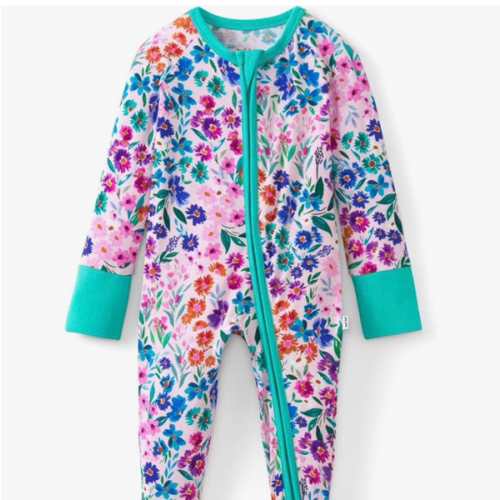 Little Sleepies Pajamas for Baby Boys & Girls, Viscose from Bamboo Baby Pajamas, Sleepers, 2-Way Zipper PJs