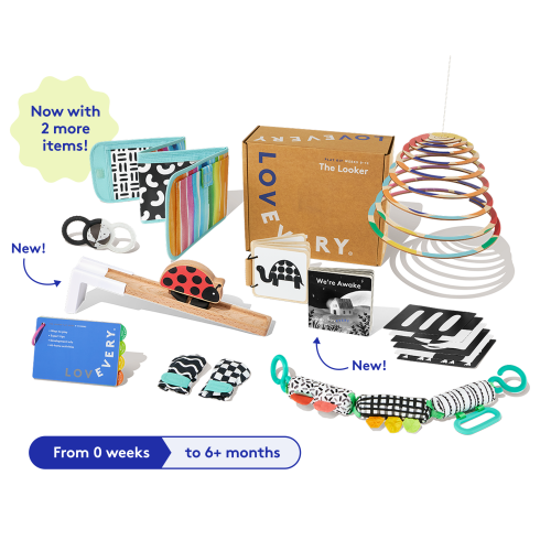 The Looker Play Kit | Toys for Newborn to 12 Week Olds | Lovevery