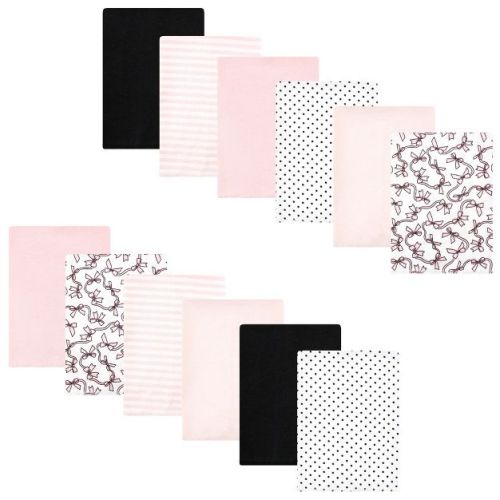 Luvable Friends Hudson Baby Flannel Burp Cloths 12pk Set