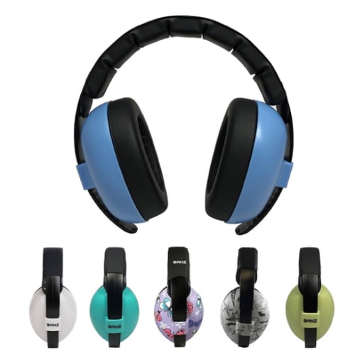 Banz Bubzee Baby Headphones for Noise Protection - Baby Ear Muffs, Newborn Infant & Toddler, 0 to 36 Months, Adjustable