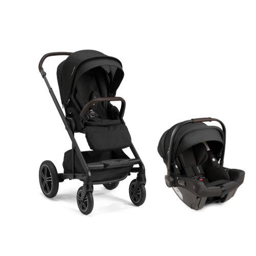 Nuna PIPA URBN and MIXX Next Travel System - Caviar/Chocolate
