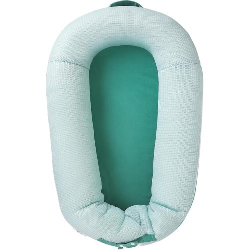 Baby Lounger, Deluxe Infant Lounger, Baby Nest Cover for Baby, Breathable Cotton, Newborn Essentials for Baby 0-12 Months (Greener)