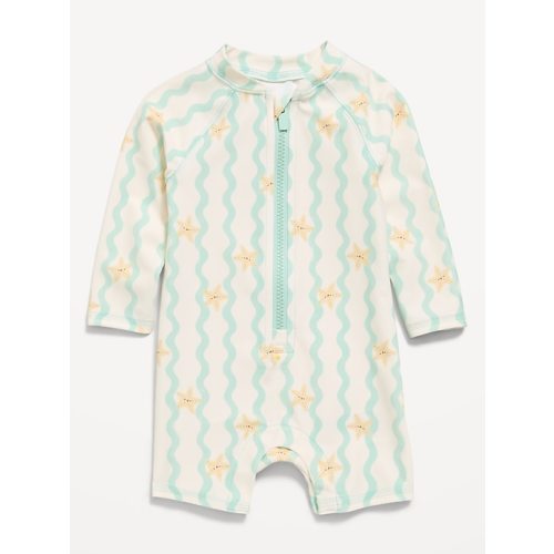 Printed Swim Rashguard Bodysuit for Baby