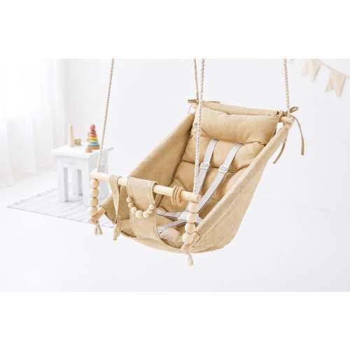 baby swing toddler, baby swing, Outdoor Garden Baby Swing Gift For Baby, Swing with pillow, Handmade Swing montessori toys gifts