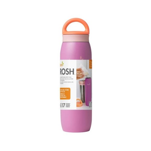 Boon Frosh Stainless Steel Breast Milk Storage Flask/Container Purple 700ml