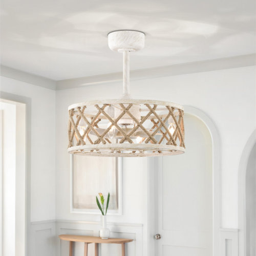 Beachcrest Home™ Bahena 18.5'' Ceiling Fan with Light Kit & Reviews | Wayfair