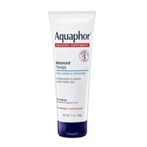 Aquaphor Healing Ointment Advanced Therapy Skin Protectant, Dry Skin Body Moisturizer, 7 Oz Tube