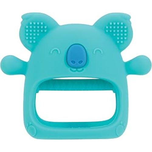 Nuby Silicone Wrist Teething Mitten - Baby Teether Ring - 3 Months+, Koala