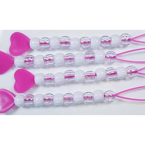 BeadBox: Sustainable Hair Beads for Kids, Reusable Organizer Storage Solution | 160 Hair Beads for Kids | Automatic Hair Bead Threader (Clear and White)