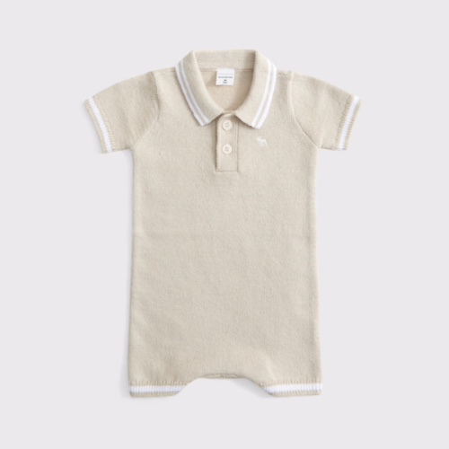 Size 6M baby icon sweater polo romper