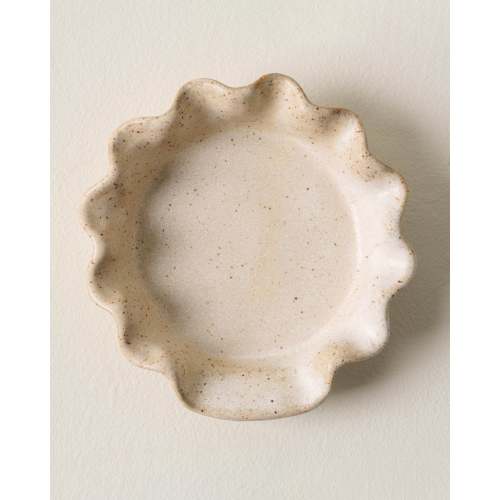 French White Ruffle Spoon Rest – Magnolia