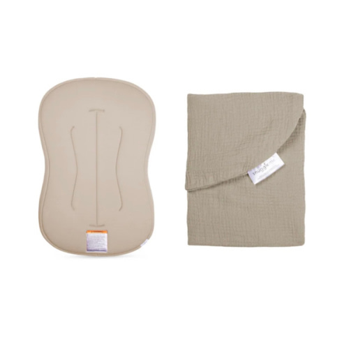 Lounger Curve + Muslin Cover Set | Birch