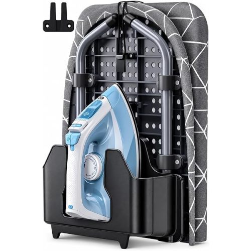 Tabletop Ironing Board with Iron Holder, Gray