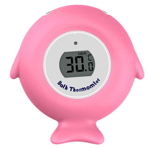 Baby Bath Water Thermometer Smart Electronic Thermometer Adorable Fish Shape Children Swimming Bath Toys (Pink) - Walmart Business Supplies