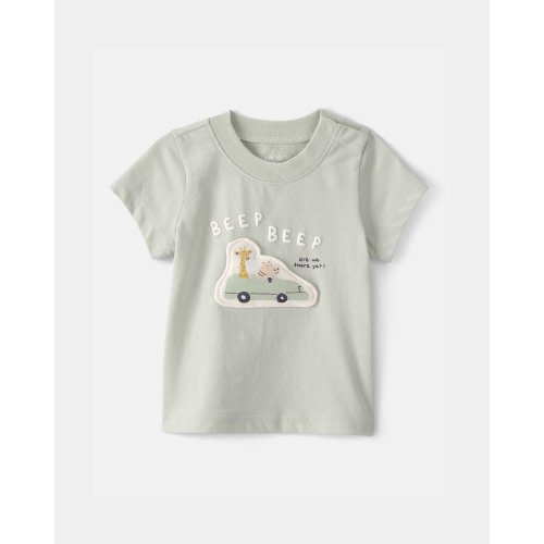 Baby Critter Road Trip Graphic Tee - Green | Carter's