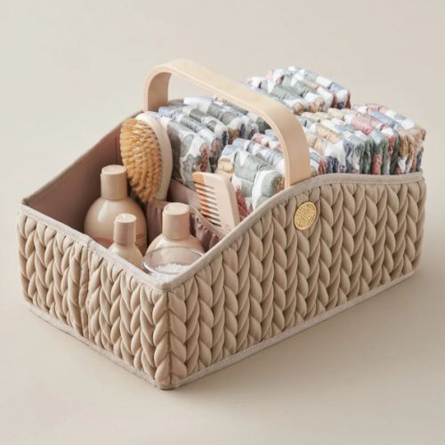 HAPP Brand Diaper Caddy - Beige