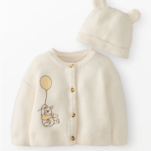 Baby Disney Winnie the Pooh Cardigan & Hat Set