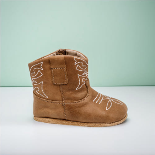 The Cowboy Boot- Desert Sand {Premium Leather}