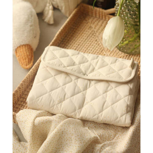 Cotton Travel Baby Changing Mat - Wild Chamomile | Avery Row UK