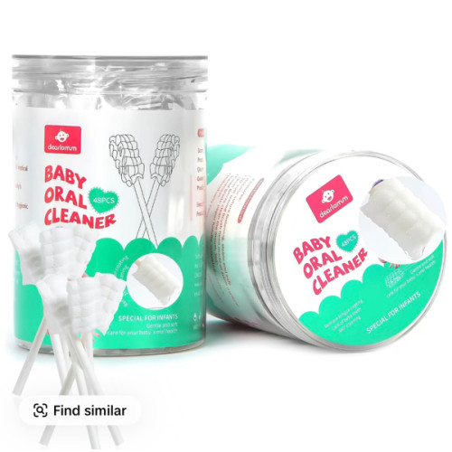 Baby Tongue Cleaner, Newborn Toothbrush, 48PCS Disposable Infant Toothbrush Clean Mouth,Gauze Gum Cleaner Oral Cleaning Stick Dental Care - TikTok Shop