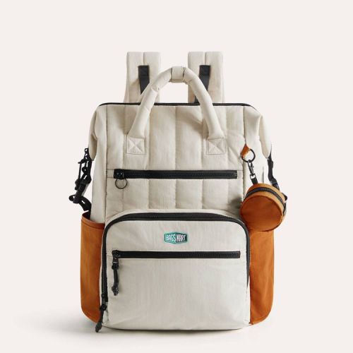 Bagsmart 25L Walker Featherlight Travel Diaper Backpack - Tangerine