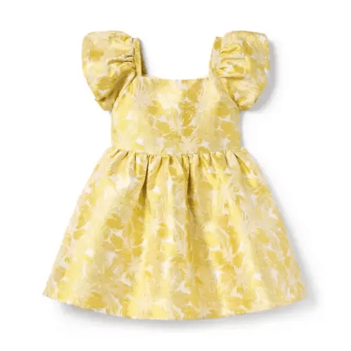 Girl Gold Floral The Floral Celebration Dress by Janie and Jack