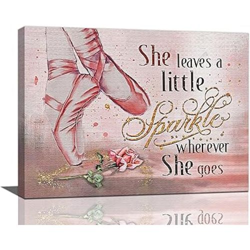 nanen Ballet Wall Art Ballet Pictures Wall Decor Decorations 16"x12"