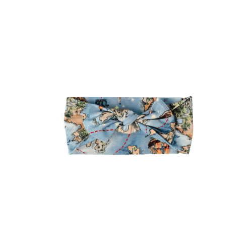 Neverland Map Hair Bow – Little Crowns & Capes