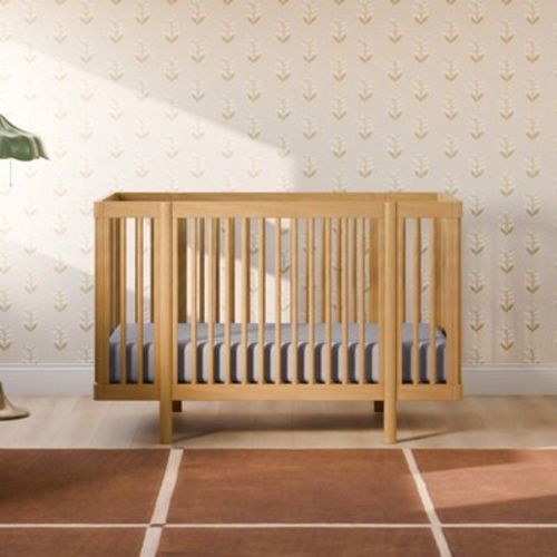 Babyletto Pogo 8-in-1 Convertible Crib with All-Stages Conversion Kits - Honey