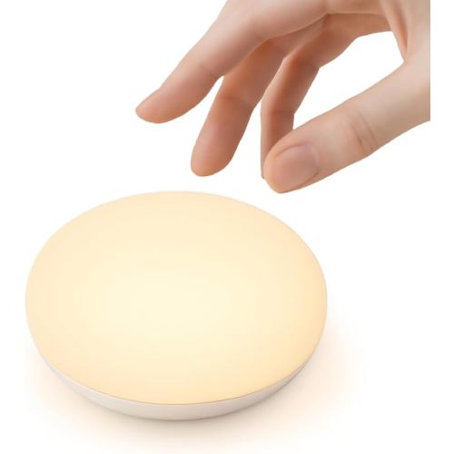 Anico Flip & Touch Baby Night Light, Small Portable Egg Light for Nursery