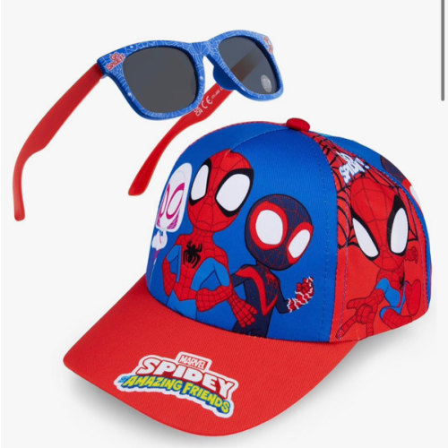 Get Trend Baseball Cap and Kids Sunglasses Set Adjustable Breathable Sun Hat 100% UV Summer Accessories Gifts for Boys