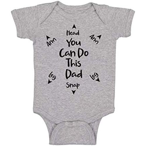 You Can Do This Dad - Funny Baby Essentials Bodysuit - Newborn Girl Outfits Baby Boy Clothes