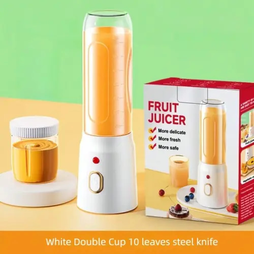USB Powered Baby Food Maker, Portable Juicer Blender - Personal Multi-Function Blender With Ice Crushing And Food Mixing Functions; Easy Charging, Convenient For An Active Lifestyle, Comes With 2 Cups | SHEIN USA
