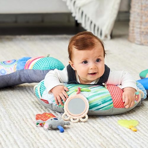 Infantino 3-in-1 Tummy Time & Seated Support & Mini Gym, Baby Floor Seat for Tummy Time & Early Sitting, Soft, Supportive, Engaging Toys, Koala
