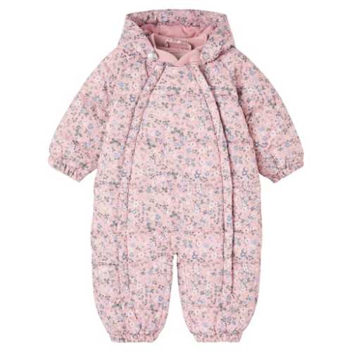 Baby Edem floral snowsuit