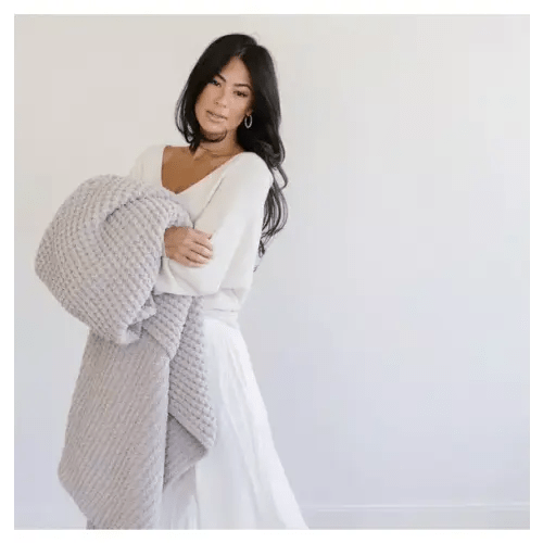 Brands We Love Waffle Knit Blanket in Oatmeal by Janie and Jack