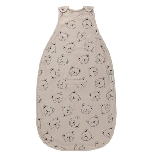 4 Season® Ultimate Baby Sleep Bag, Merino Wool & Organic Cotton, Teddy Bear Baby / 2 Months - 2 Years
