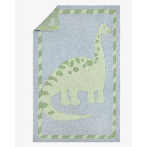 Fuzzy Dino Kid Throw Blanket