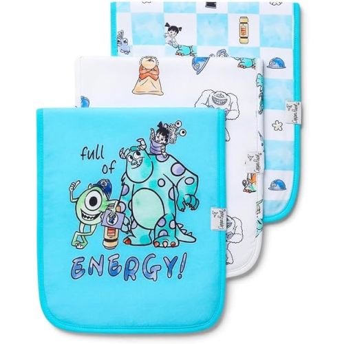 Copper Pearl, Monsters Inc Medley Burp Cloth Set