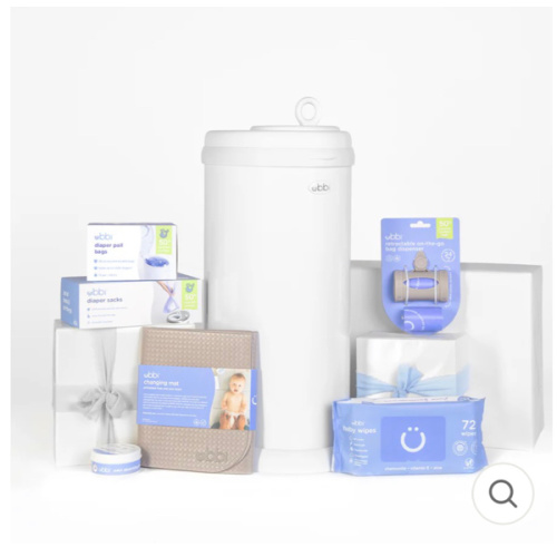 diaper pail gift set