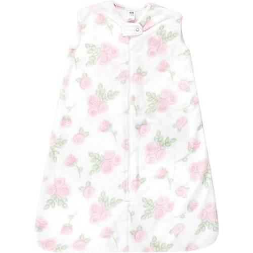 Hudson Baby Unisex Baby Plush Sleeping Bag, Sack, Blanket, Rose, 0-6 Months