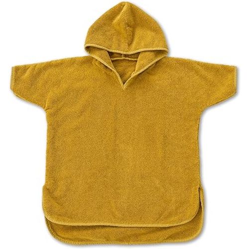 Natemia Hooded Towel Poncho – 100% Organic Cotton - Kids & Toddler Beach Towel with Hood - GOTS Certified - Gentle on Sensitive Skin - Cozy Swim & Bath Towel for Boys, Girls - Perfect Registry Gift